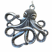 Load image into Gallery viewer, Octopus pendant necklace