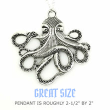Load image into Gallery viewer, Octopus pendant necklace