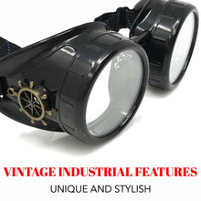 Load image into Gallery viewer, Steampunk Mad scientist goggles
