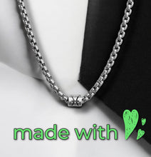 Load image into Gallery viewer, Horoscope stainless steel box chain zodiac necklace for men