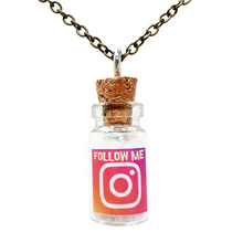 Load image into Gallery viewer, Funny social media pastel goth necklace