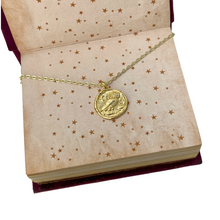 Load image into Gallery viewer, Owl wax seal coin necklace
