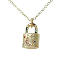 Load image into Gallery viewer, Love lock necklace
