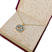 Load image into Gallery viewer, Sun and moon friendship coin necklace