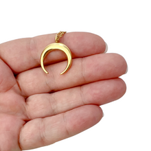 Load image into Gallery viewer, Double horn necklace