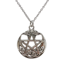 Load image into Gallery viewer, Tree of life Pentacle amulet necklace