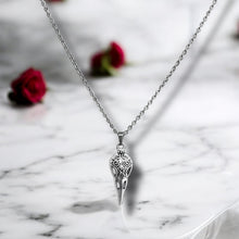 Load image into Gallery viewer, Bird skull necklace stainless steel