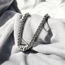 Load image into Gallery viewer, Horoscope stainless steel box chain zodiac necklace for men