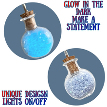Load image into Gallery viewer, Magical pixie dust glow in the dark necklace