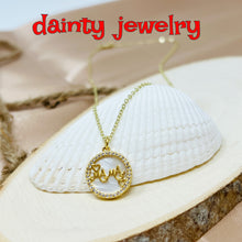 Load image into Gallery viewer, Mama necklace gold coin jewelry for mom