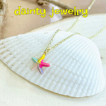 Load image into Gallery viewer, Starfish necklace summer jewelry for women