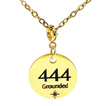 Load image into Gallery viewer, 444 angel number necklace 