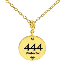 Load image into Gallery viewer, 444 angel number necklace