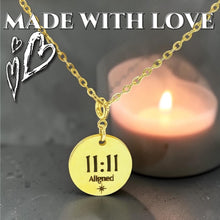 Load image into Gallery viewer, 1111 angel number necklace 