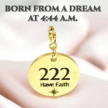 Load image into Gallery viewer, 222 angel number pendant
