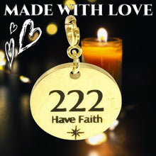 Load image into Gallery viewer, 222 angel number pendant