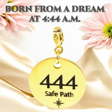 Load image into Gallery viewer, 444 angel number charm