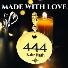 Load image into Gallery viewer, 444 angel number charm