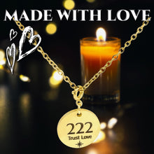 Load image into Gallery viewer, 222 angel number necklace 