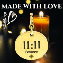 Load image into Gallery viewer, 1111 angel number charm 