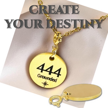 Load image into Gallery viewer, 444 angel number necklace 