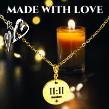 Load image into Gallery viewer, 1111 angel number necklace 