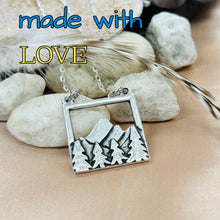 Load image into Gallery viewer, silver forest necklace 