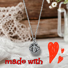Load image into Gallery viewer, Bee coin necklace