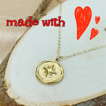 Load image into Gallery viewer, Nautical compass jewelry necklace or earrings pirate accessory