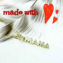 Load image into Gallery viewer, Mama necklace gold dainty jewelry for mom