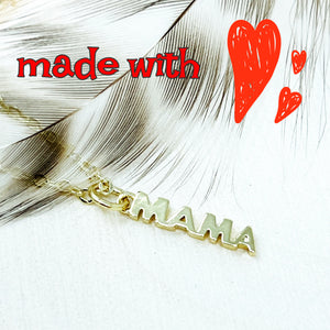 Mama necklace gold dainty jewelry for mom