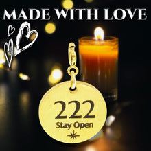 Load image into Gallery viewer, 222 angel number charm