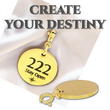 Load image into Gallery viewer, 222 angel number charm