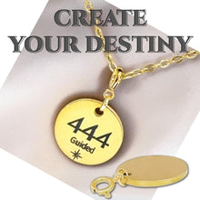 Load image into Gallery viewer, 444 angel number necklace 