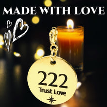 Load image into Gallery viewer, 222 angel number charm