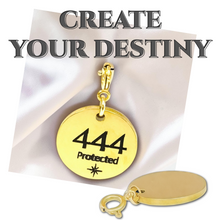 Load image into Gallery viewer, 444 angel number charm