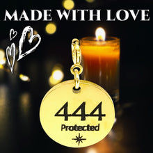 Load image into Gallery viewer, 444 angel number charm