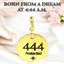 Load image into Gallery viewer, 444 angel number charm