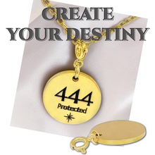 Load image into Gallery viewer, 444 angel number necklace 
