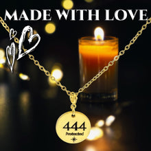 Load image into Gallery viewer, 444 angel number necklace 