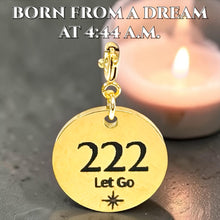 Load image into Gallery viewer, 222 angel number charm