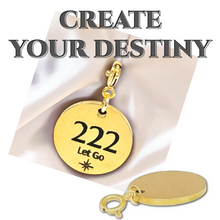 Load image into Gallery viewer, 222 angel number charm