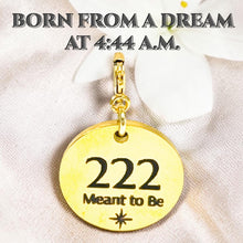 Load image into Gallery viewer, 222 angel number pendant