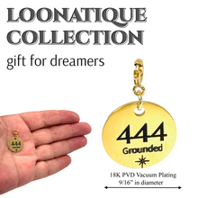 Load image into Gallery viewer, 444 angel number necklace paper clip chain

