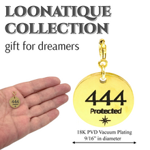 Load image into Gallery viewer, 444 angel number charm