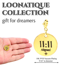 Load image into Gallery viewer, 1111 angel number charm necklace 