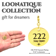 Load image into Gallery viewer, 222 angel number charm