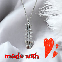 Load image into Gallery viewer, Fish bones necklace