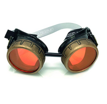 Load image into Gallery viewer, Vintage Aviator Goggles music festival DJ accessory