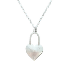 Load image into Gallery viewer, Love lock heart necklace